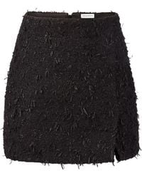 Nina Ricci - Frayed Tweed Mini Skirt - Lyst