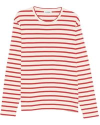 Jil Sander - Striped T-Shirt - Lyst