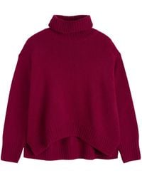 Chinti & Parker - Ribbed-Knit Roll-Neck Sweater - Lyst