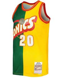 Mitchell & Ness - Top sin mangas Seattle Supersonics 1995 Gary Payton Split Swingman de x NBA - Lyst