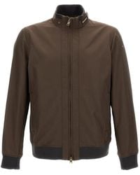 Woolrich - High Collar Zip Jacket - Lyst