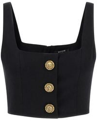 Balmain - Knopfverschluss - Lyst