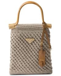 Prada - Gehäkelte Mini-Handtasche - Lyst