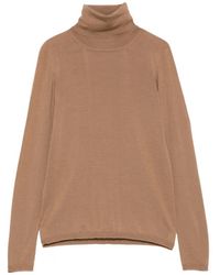 Max Mara - Roll-Neck Long-Sleeve Sweater - Lyst