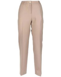 Via Masini 80 - Pressed-Crease Tailored Trousers - Lyst