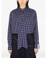 ROKH - Monogram-Pattern Shirt - Lyst