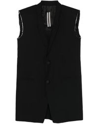 Rick Owens - V-Neck Gilet - Lyst