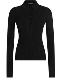 Dolce & Gabbana - Ribbed Wool Pullover - Lyst