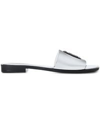 Just Cavalli - Leather Slides - Lyst