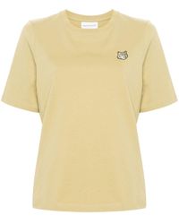 Maison Kitsuné - T-Shirt With Fox Print - Lyst