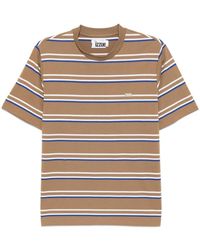 Izzue - Striped Logo T-Shirt - Lyst