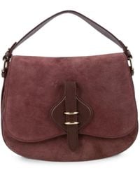 Coccinelle - Mavery Suede Leather Crossbody Bag - Lyst