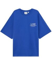 LAB C.O. OFF WHITE - Diagonal Oversized T-Shirt - Lyst