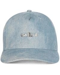 Gaelle Paris - Logo-Plaque Denim Hat - Lyst