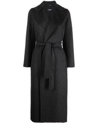 Max Mara - Belted Virgin Wool Coat - Lyst