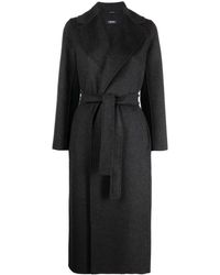 Max Mara - Belted Virgin Wool Coat - Lyst