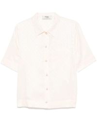 Fendi - Chemise À Motif Ff En Jacquard - Lyst