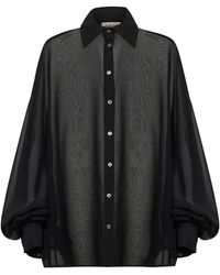 Blanca Vita - Satin Shirt - Lyst