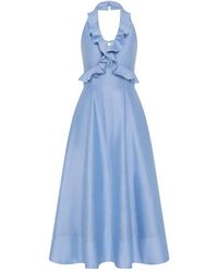 Rebecca Vallance - Robe Mi-Longue À Volants - Lyst