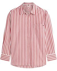 Tommy Hilfiger - Gestreept Katoenen Overhemd - Lyst