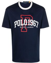 Polo Ralph Lauren - T-shirt Met Logoprint - Lyst