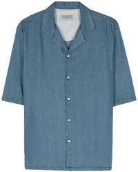 Officine Generale - Chambray Lyocell Shirt - Lyst