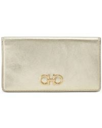 Ferragamo - Portemonnaie mit Gancini-Schnalle - Lyst