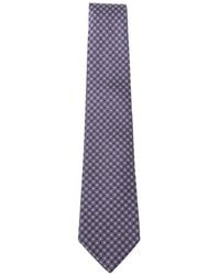 Canali - Geometric-Pattern Silk Tie - Lyst