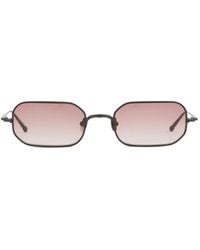 Matsuda - Lunettes De Soleil Ovales En Titane - Lyst