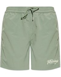 AllSaints - Odyssey Swim Shorts - Lyst