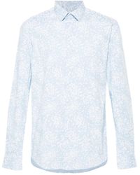 Calvin Klein - Chemise En Coton À Fleurs - Lyst