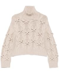 Brunello Cucinelli - ケーブルニット カシミアセーター - Lyst