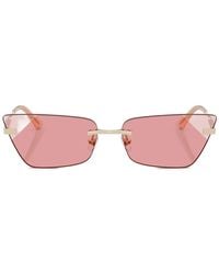 Jimmy Choo - Geometric-Frame Sunglasses - Lyst