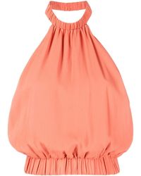 FEDERICA TOSI - Ruched Vest Top - Lyst