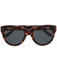 Linda Farrow - Tortoiseshell-effect Cat-eye Sunglasses - Lyst