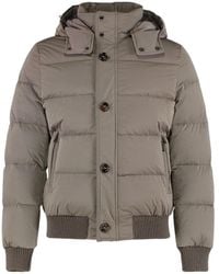 Moorer - Giacca Trapuntata Con Cappuccio - Lyst