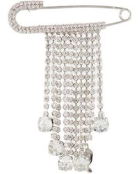 Rabanne - Pin Charm With Strass - Lyst