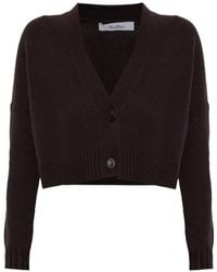 Max Mara - Cardigan Boxy En Laine Et Cachemire - Lyst