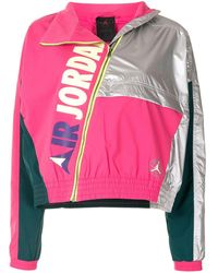 Nike Trainingsjack Met Vlakken - Roze