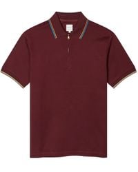 Paul Smith - Poloshirt Met Gestreept Detail - Lyst