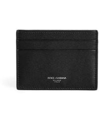 Dolce & Gabbana - Kartenetui Mit Logo - Lyst