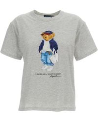 Polo Ralph Lauren - Polo Bear Cotton Jersey T-Shirt - Lyst