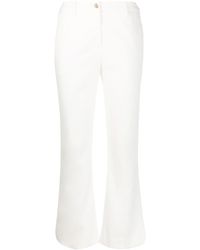 PT01 Jaine クロップド フレアパンツ - ホワイト