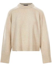 Soeur - Slit-Cuff Ribbed-Trim Sweater - Lyst