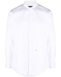 DSquared² - Logo Detail Cotton Shirt - Lyst