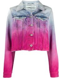 off white denim jacket womens