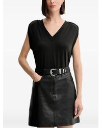 Guess - V-Neck Top - Lyst