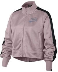 Nike - Stripe Cropped Jacket - Lyst
