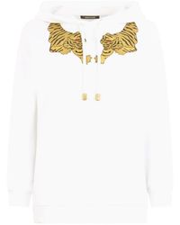 Roberto Cavalli - Tiger-Patch Hoodie - Lyst