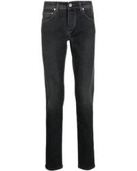 Barba Napoli - Skinny-Jeans mit Logo-Patch - Lyst